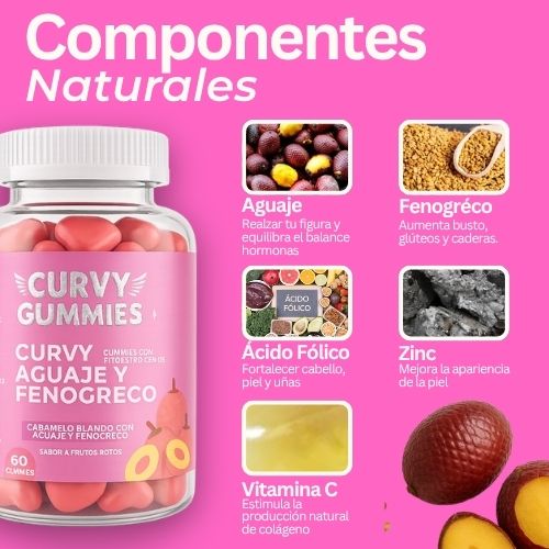 CURVY GUMMIES AGUAJE Y FENOGRECO